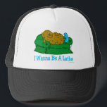 FUNNY HANUKKAH SHIRT 'IWANT TO BE A LATKE' TRUCKER HAT<br><div class="desc">GIVE THIS UNIQUE CHANUKAH GIFT - A  COUCH POTATO SAYING" I WANT TO BE A LATKE" TO FAMILY AND FRIENDS.  Jewish  HUMOR GOES A LONG WAY.</div>