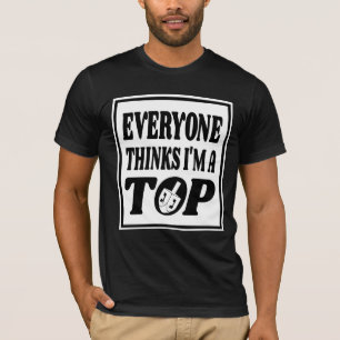 Funny Hanukkah Tshirt Joke Dreidel