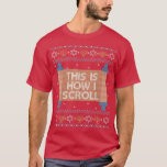 Funny Hanukkah Ugly Sweater Jewish Gift How I Scro<br><div class="desc">Funny Hanukkah Ugly Sweater Jewish Gift How I Scroll Torah  .</div>