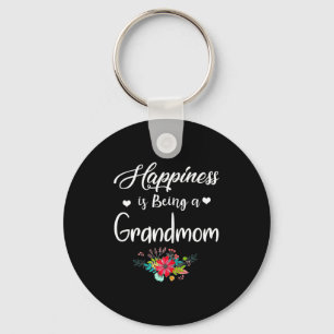 Funny happiness is being a grandmom mother's day key ring