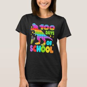 Funny Happy 100th Day Of School Teachers 100 Days T-Shirt