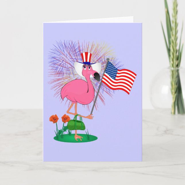 Funny Happy 4th of July Greeting Card (Front)