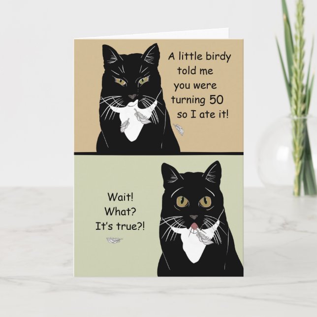 Funny Happy 50th Birthday Card (Front)