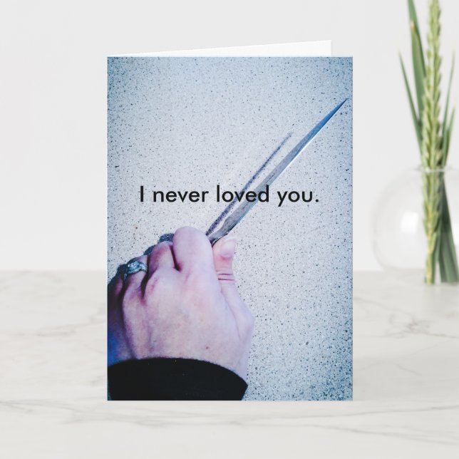 Funny Happy Anniversary Card Twisted (Front)