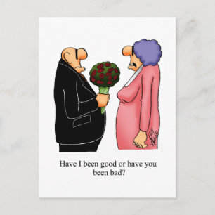 Funny Happy Anniversary Humour Postcard