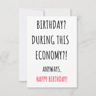 Funny Happy Birthday card