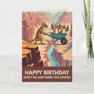 Funny Happy Birthday card