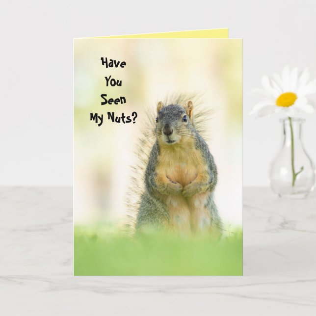 Funny Happy Birthday Card (Small Plant)