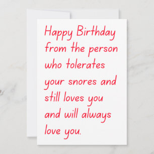 Funny Happy Birthday Card