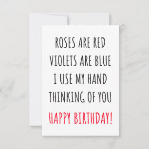 Funny happy birthday card & gift