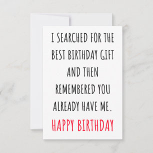 Funny Happy Birthday card ideas for him & her