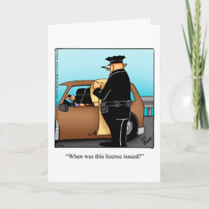 Funny Happy Birthday Greeting Card