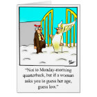 Funny Happy Birthday Humour Greeting Card