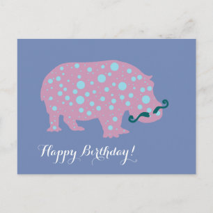 Funny Happy Birthday Postcard