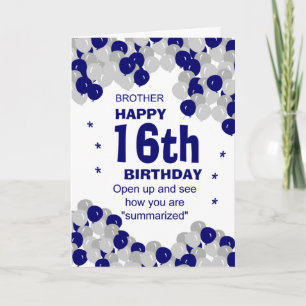 funny happy birthday wish brother card