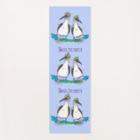 Funny, happy blue footed boobies dancing cartoon