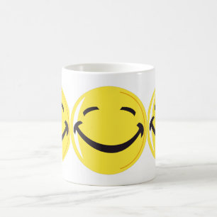 Funny happy coffee mug