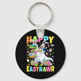 Funny Happy Eastrawr Toddler Boys Kids T-rex Easte Key Ring