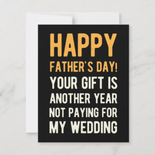 Funny Happy Father's Day Holiday Card