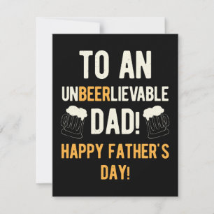 Funny Happy Father's Day Holiday Card
