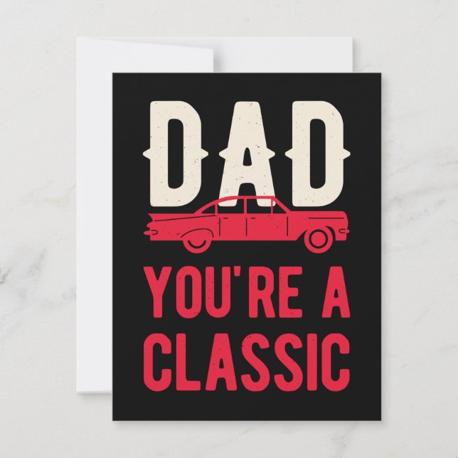 Funny Happy Father's Day Holiday Card (Front)