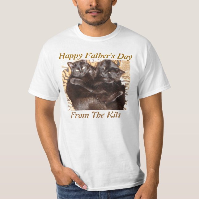 Funny Happy Father's Day T-Shirt From The Kits (Front)