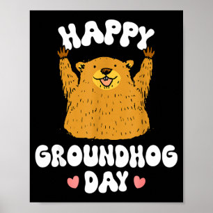 Funny Happy Groundhog Day 2025 _2  Poster