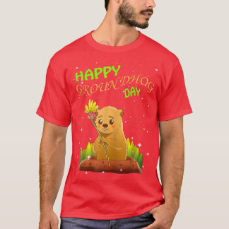 Funny Happy Groundhog Day  February 2nd 2022 Holid T-Shirt