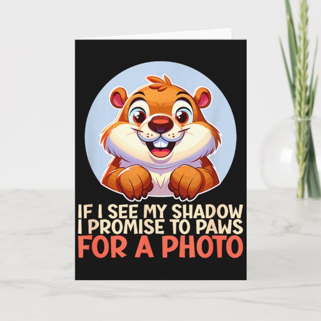 Funny Happy Groundhog Day February 2nd Phils Holid Card (Front)