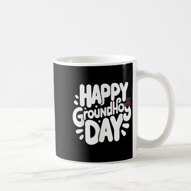 Funny Happy Groundhog Day February 2nd Phils Holid Coffee Mug (Right)