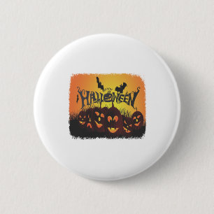 Funny Happy Halloween design 6 Cm Round Badge