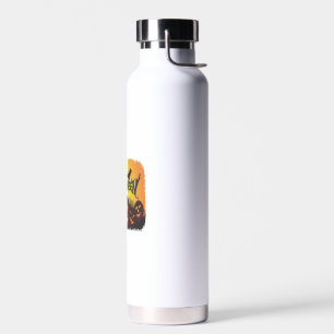 Funny Happy Halloween design Water Bottle