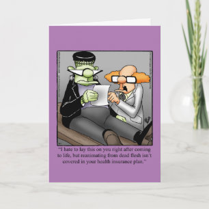 Funny Happy Halloween Greeting Card