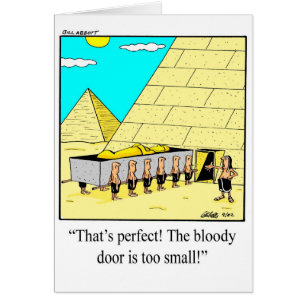 Funny Happy King Tut Day Card