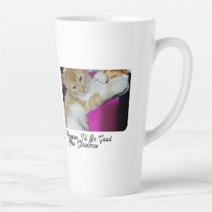 Funny Happy Meowlidays Large Latte Mug Cat Lovers