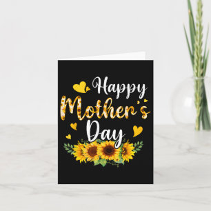 Funny Happy Mothers Day Cute Floral For Women Mom  Card
