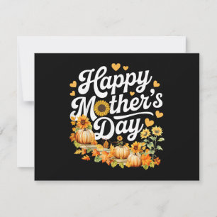 Funny Happy Mothers Day Cute Floral for Women Mum Holiday Card