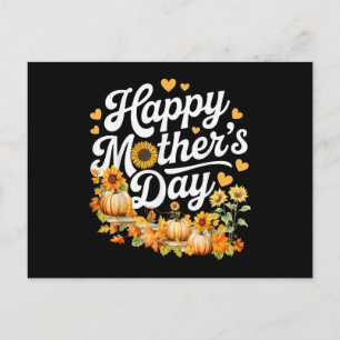 Funny Happy Mothers Day Cute Floral for Women Mum  Holiday Postcard