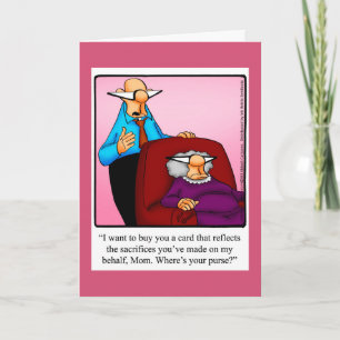 Funny Happy Mother's Day Greeting Card