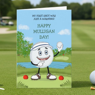 Funny Happy Mulligan Day Oct 17 Card