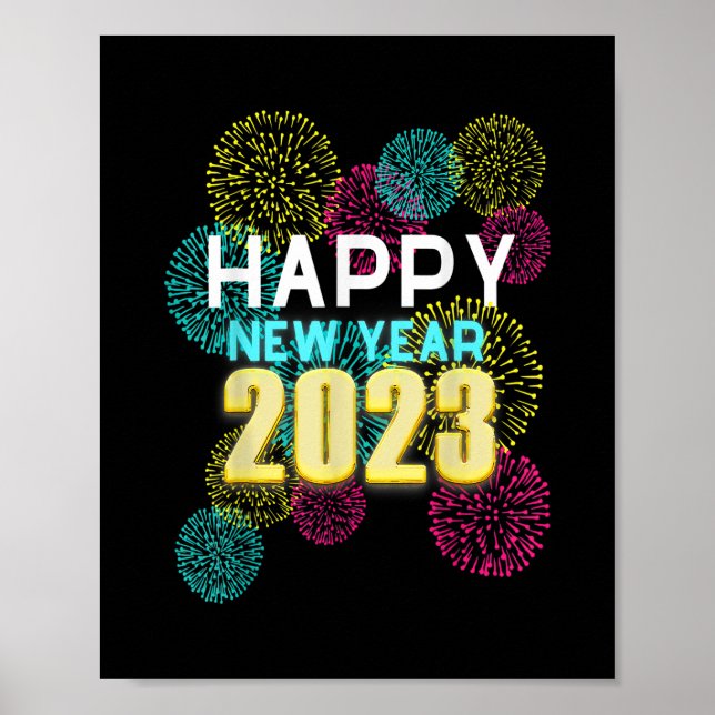 Funny Happy New Year 2023 New Years Eve Party Coun Poster (Front)
