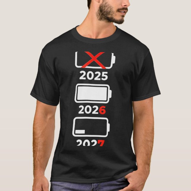 Funny Happy New Year 2026 2027 67 Meme Six Seven  T-Shirt (Front)