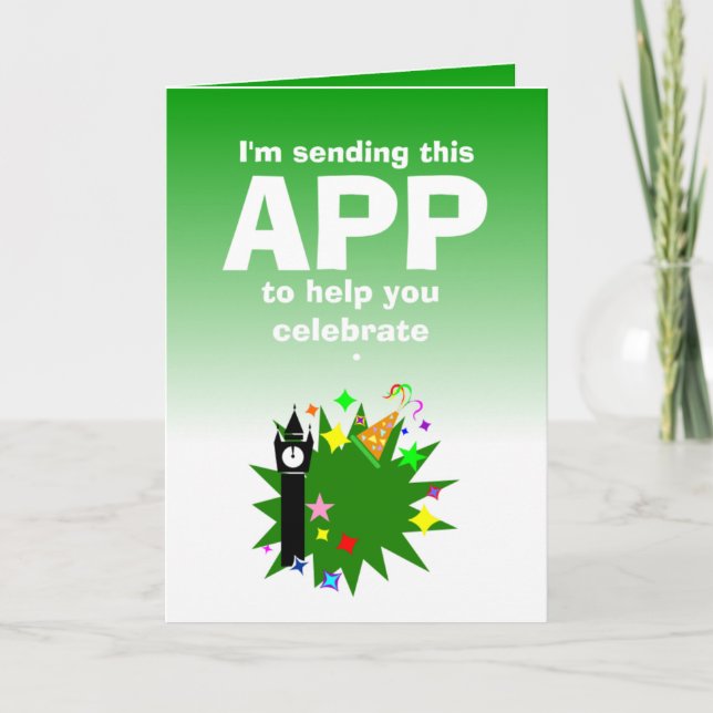 Funny Happy New Year Card (Front)