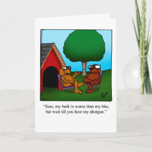 Funny Happy Pet Owner's Day Greeting Card