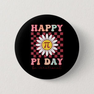 Funny Happy Pi Day Pie Irrational 6 Cm Round Badge