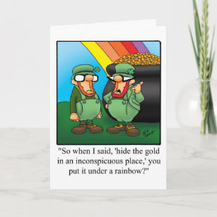Funny Happy St. Patrick's Day Card