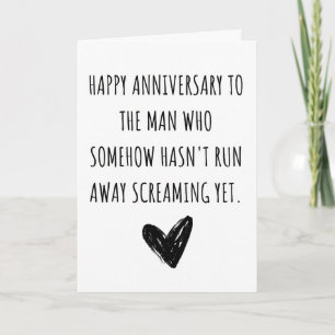 Funny happy wedding anniversary cards