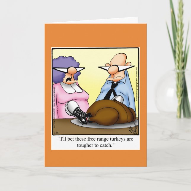 Funny Hapy Thanksgiving Day Card (Front)