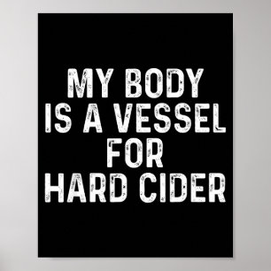 Funny Hard Cider Poster