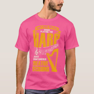 Funny Harp Player Music Musician Harpist Gift T-Shirt